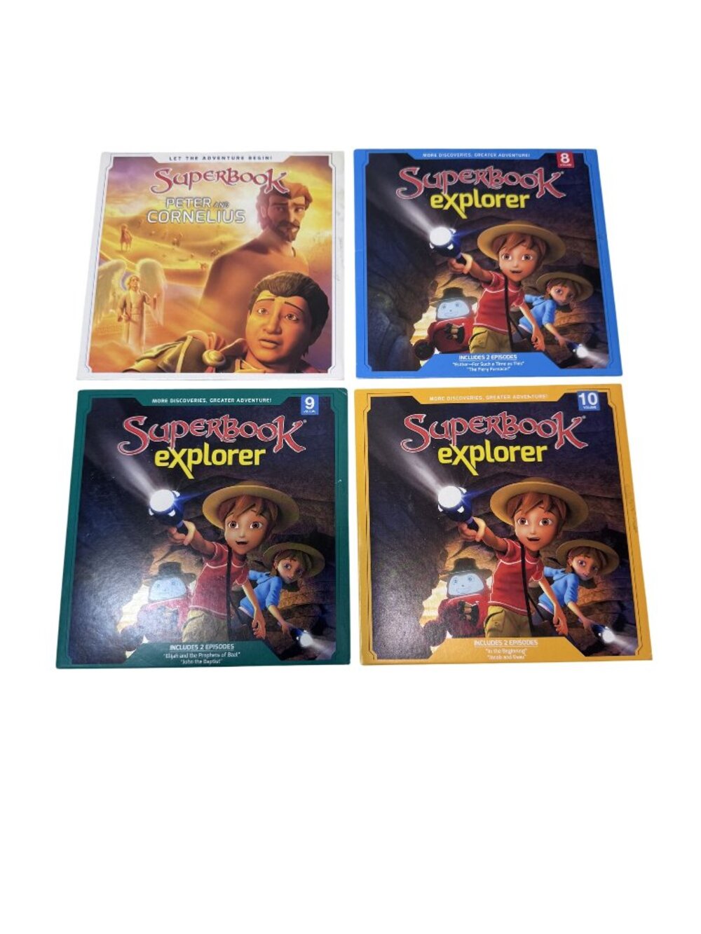 SuperBook Explorer 8-10 DVD & Peter and Cornelius Christian Homeschool